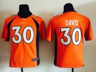 Nike Youth Denver Broncos #30 Terrell Davis Orange Jerseys