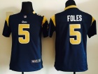 Nike Youth St.Louis Rams #5 Nick Foles Blue Jersey