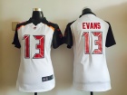 Nike Tampa Bay Buccaneers #13 Mike Evans White Women Jersey