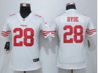 Nike Women San Francisco 49ers #28 Carlos Hyde White Limited Jersey