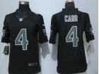 Oakland Raiders #4 Derek Carr Black Impact Nike Limited Jersey