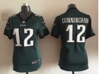 Nike Philadelphia Eagles #12 Randall Cunningham Green Women Jersey