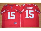 2015 Ohio State Buckeyes #15 Ezekiel Elliott Red NCAA Football Jersey