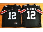 2015 Ohio State Buckeyes #12 Cardale Jones Black NCAA Football Jersey