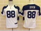 Nike Kids Dallas Cowboys #88 Michael Irvin White Thanksgiving Jersey