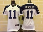 Nike Women Dallas Cowboys #11 Cole Beasley White Thanksgiving Jersey