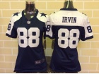 Nike Women Dallas Cowboys #88 Michael Irvin Blue Thanksgiving Jersey