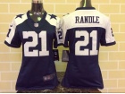 Nike Women Dallas Cowboys #21 Joseph Randle Blue Thanksgiving Jersey