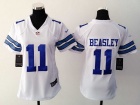 Nike Dallas Cowboys #11 Cole Beasley White Women Jersey