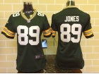 Nike Green Bay Packers #89 James Jones Green Women Jerseys