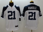 Dallas Cowboys #21 Joseph Randle White Thanskgiving Nike Limited Jersey