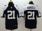 Dallas Cowboys #21 Joseph Randle Blue Thanskgiving Nike Limited Jersey