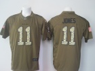 Atlanta Falcons #11 Julio Jones Green Salute to Service Nike Limited Jerseys