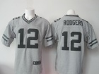 Green Bay Packers #12 Aaron Rodgers Grey Limited Jersey