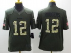 Green Bay Packers #12 Aaron Rodgers Green Salute to Service Nike Limited Jerseys