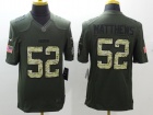 Green Bay Packers #52 Clay Matthews Green Salute to Service Limited Jerseys