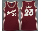 Cleveland Cavaliers #23 Lebron James Red 2015 Christmas Women NBA Jerseys