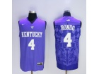 Kentucky Wildcats #4 Rajon Rondo Purple NCAA Jerseys