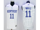 Kentucky Wildcats #11 John Wall White NCAA Jerseys