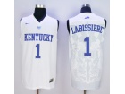 Kentucky Wildcats #1 Skal Labissiere  White NCAA Jerseys