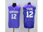 Kentucky Wildcats #12 Karl Anthony Towns Purple NCAA Basketball Jerseys