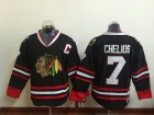 Chicago Blackhawks #7 Chris Chelios Black CCM Throwback Jerseys