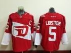 Detroit Red Wings #5 Nicklas Lidstrom Red 2016 Staudim Jersey