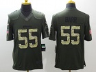 Minnesota Vikings #55 Anthony Barr Green Salute to Service Nike Limited Jerseys