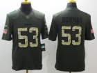 San Francisco 49ers #53 NaVorro Bowman Green Salute to Service Nike Limited Jerseys