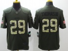 Seattle Seahawks #29 Earl Thomas Green Salute to Service Nike Limited Jerseys