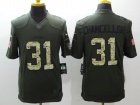 Seattle Seahawks #31 Kam Chancellor Green Salute to Service Nike Limited Jerseys