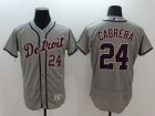 Detroit Tigers #24 Miguel Cabrera Gray 2016 Flexbase Jerseys