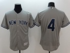 New York Yankees #4 Lou Gehrig Gray 2016 Flexbase Jerseys