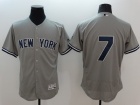 New York Yankees #7 Mickey Mantle Gray 2016 Flexbase Jerseys