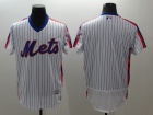 New York Mets Blank White Pullover 2016 Flexbase Jerseys