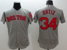 Boston Red Sox #34 David Ortiz Gray 2016 Flexbase Jersey