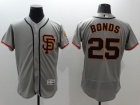 San Francisco Giants #25 Barry Bonds Gray SF 2016 Flexbase Jersey