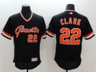 San Francisco Giants #22 Will Clark Black Throwback 2016 Flexbase Jersey