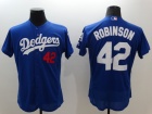 Los Angeles Dodgers #42 Jackie Robinson Blue 2016 Flexbase Jerseys