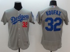 Los Angeles Dodgers #32 Sandy Koufax Gray 2016 Flexbase Jerseys