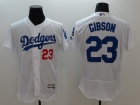 Los Angeles Dodgers #23 Kirk Gibson White 2016 Flexbase Jerseys