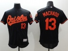 Baltimore Orioles #13 Manny Machado Black 2016 Flexbase Jerseys