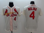 St. Louis Cardinals #4 Yadier Molina Cream 2016 Flexbase Jerseys