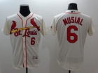 St. Louis Cardinals #6 Stan Musial Cream 2016 Flexbase Jerseys