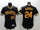 Pittsburgh Pirates #24 Barry Bonds Black Pullover 2016 Flexbase Jerseys