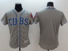 Chicago Cubs Blank Gray 2016 Flexbase Jerseys