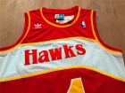 Atlanta Hawks #4 Spud Webb Red Hardwood Classic Jerseys