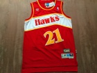 Atlanta Hawks #21 Dominique Wilkins Red Hardwood Classic Jerseys