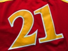 Atlanta Hawks #21 Dominique Wilkins Red Hardwood Classic Jerseys