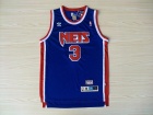 Brooklyn Nets #3 Darzen Petrovic Blue Hardwood Classic Throwback Basketball Jerseys